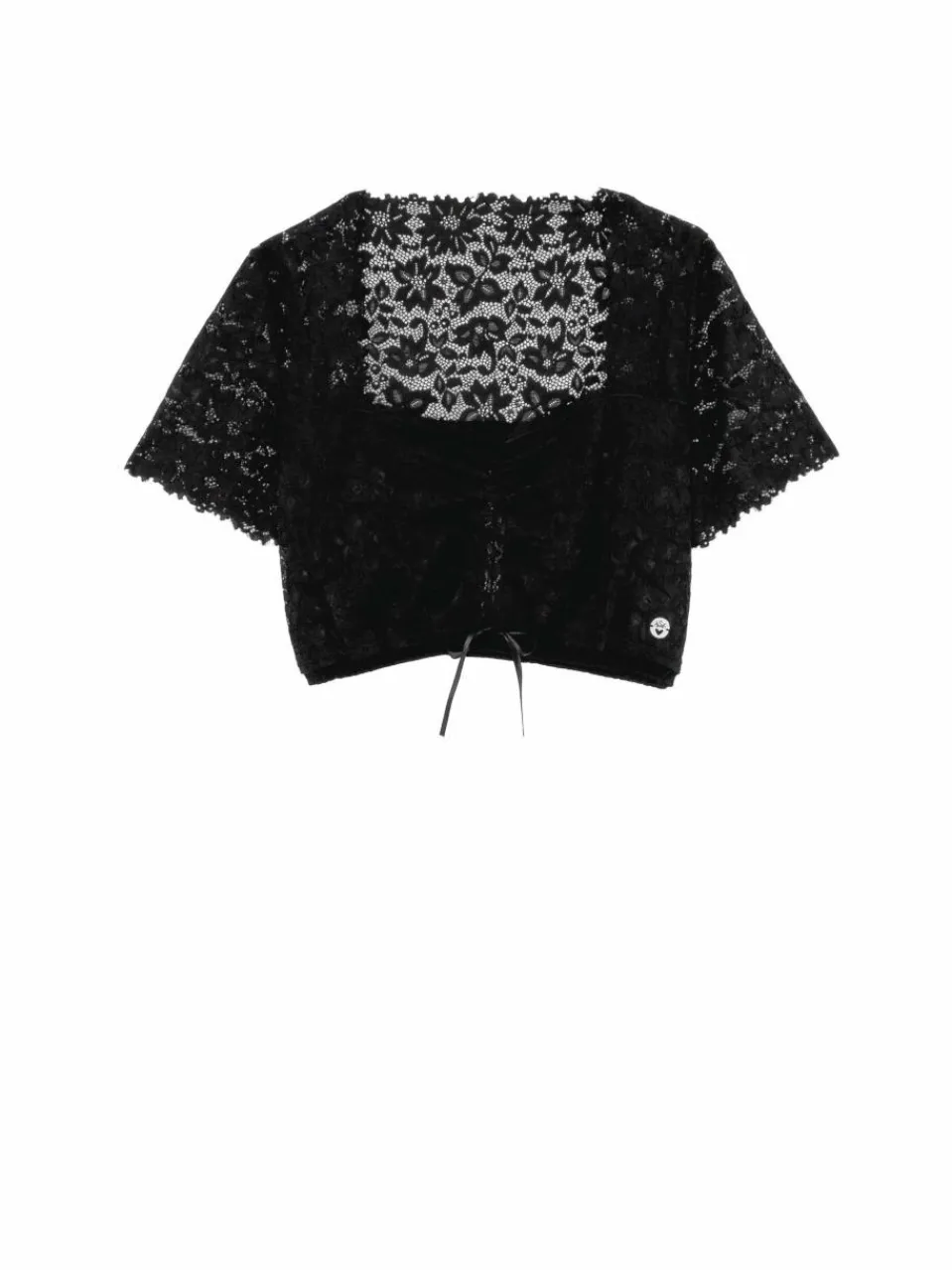 Spieth & Wenksy Blusen<Damen Dirndlblusen - Bahamas schwarz uni