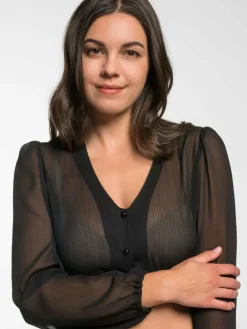 Damen Spieth & Wenksy Blusen>Damen Dirndlblusen - Efeu