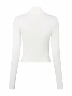 Tommy Jeans Pullover & Strickjacken<Damen Feinstrickjacke weiß uni