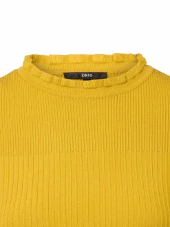 zero Pullover & Strickjacken|Shirts & Tops<Damen Feinstrickshirt mais uni
