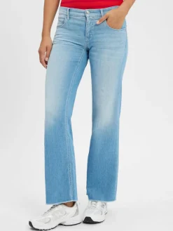 Cambio Jeans<Damen Flared Jeans - Tess light stone uni