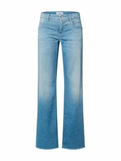 Cambio Jeans<Damen Flared Jeans - Tess light stone uni