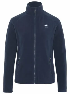 Polo Sylt Sweatshirts & Sweatjacken<Damen Fleece-Jacke marine blau uni
