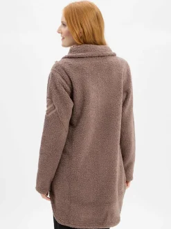 Didriksons Sweatshirts & Sweatjacken<Damen Fleecejacke - Bark braun uni