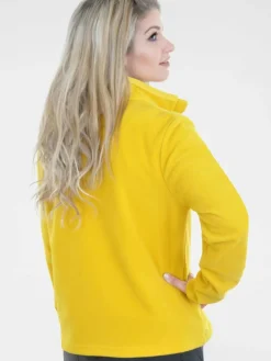 Navigazione Sweatshirts & Sweatjacken<Damen Fleecejacke - Fleecejacke gelb uni