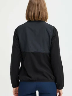 North Bend Jacken & Westen|Sweatshirts & Sweatjacken<Damen Fleecejacke - NBDelia W schwarz uni