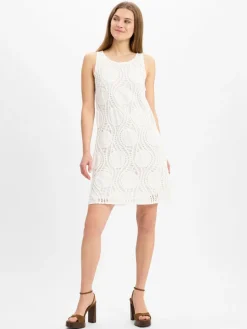 Robe Légère Kleider<Damen Freizeitkleid weiß strukturiert