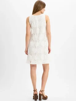 Robe Légère Kleider<Damen Freizeitkleid weiß strukturiert