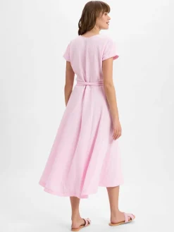 Marie Lund Kleider<Damen Freizeitkleid rosa uni