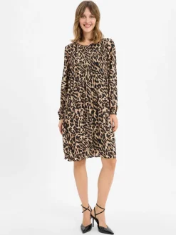 Betty Barclay Kleider<Damen Freizeitkleid braun schwarz gemustert