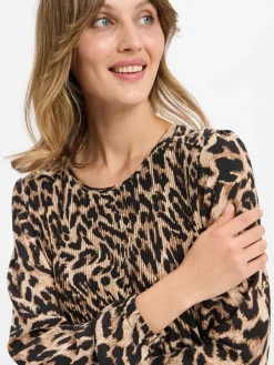 Betty Barclay Kleider<Damen Freizeitkleid braun schwarz gemustert