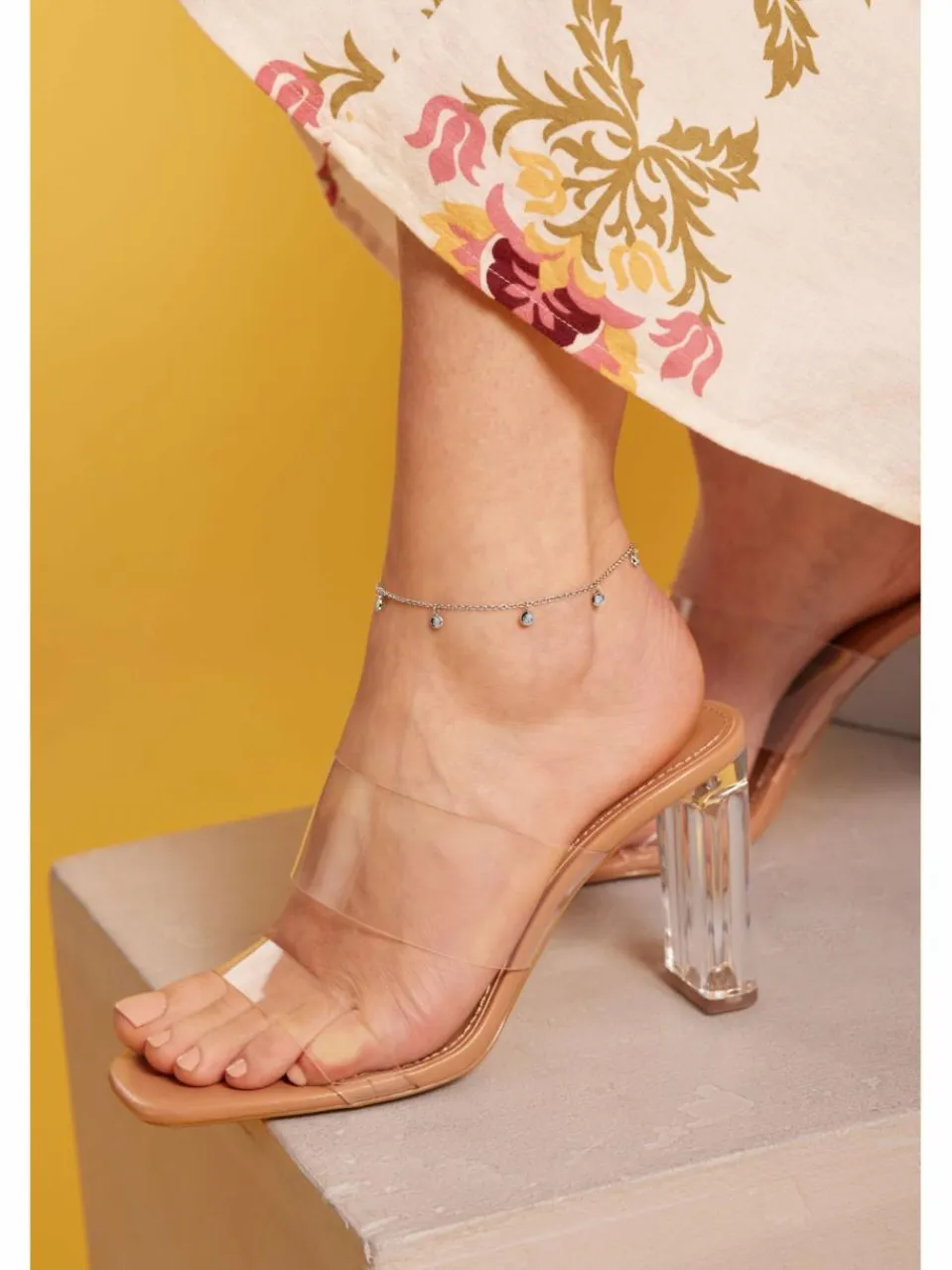 amor Schmuck<Damen Fußkette gold uni