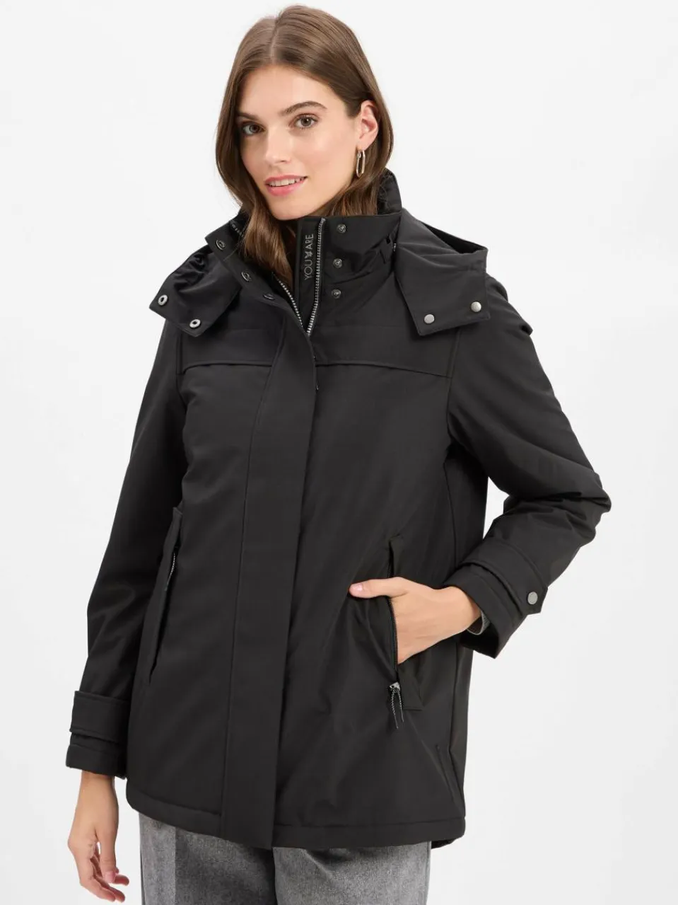 Fuchs Schmitt Jacken & Westen<Damen Funktionsjacke schwarz uni