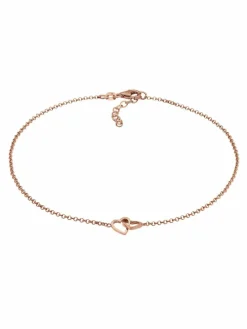 Elli Schmuck<Damen Fußschmuck roségold uni