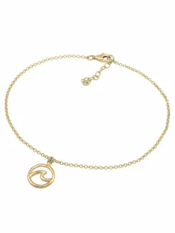 Elli Schmuck<Damen Fußschmuck gold uni