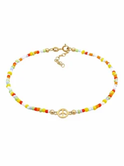 Elli Schmuck<Damen Fußschmuck gold uni