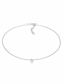 Elli Schmuck<Damen Fußschmuck silber uni