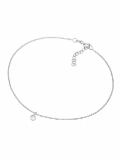 Elli Schmuck<Damen Fußschmuck silber uni