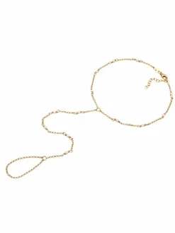 Elli Schmuck<Damen Fußschmuck gold uni
