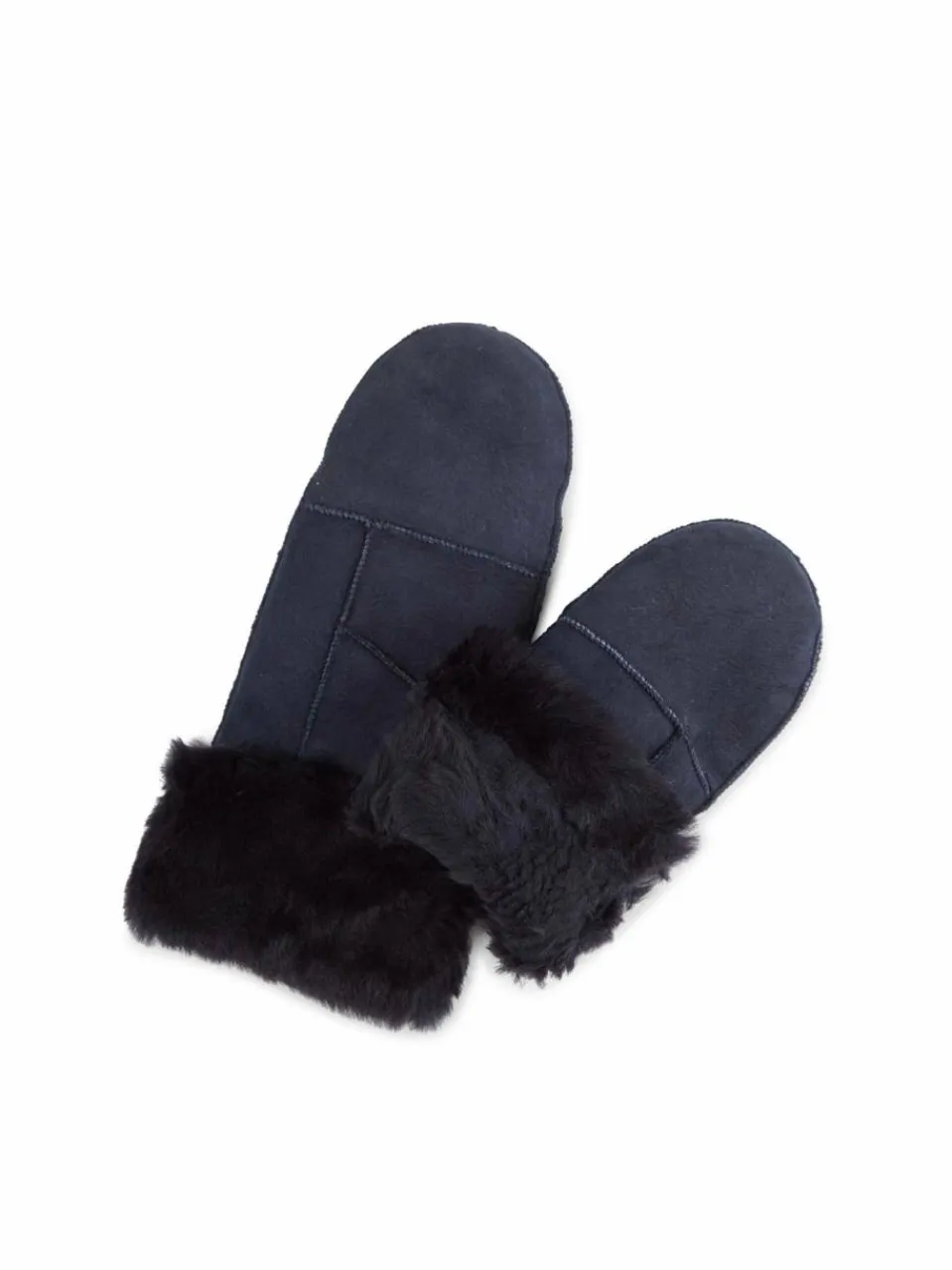 Markberg Handschuhe<Damen Fäustlinge marine uni