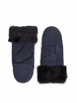 Markberg Handschuhe<Damen Fäustlinge marine uni