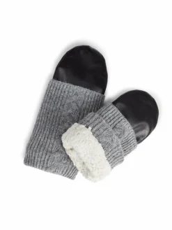 Markberg Handschuhe<Damen Fäustlinge schwarz uni