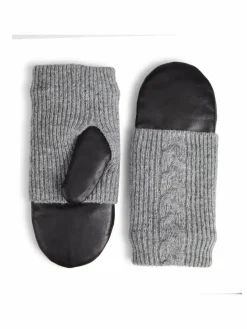 Markberg Handschuhe<Damen Fäustlinge schwarz uni