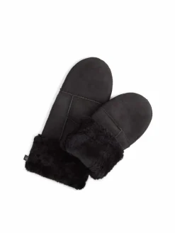 Markberg Handschuhe<Damen Fäustlinge schwarz uni