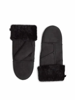 Markberg Handschuhe<Damen Fäustlinge schwarz uni