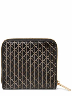 Calvin Klein Taschen & Rucksäcke<Damen Geldbörse schwarz gemustert