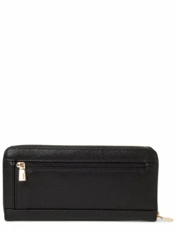 GUESS Taschen & Rucksäcke<Damen Geldbörse - Laurel schwarz strukturiert