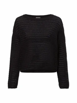 Drykorn Pullover & Strickjacken<Damen Grobstrickpullover - Imenia schwarz strukturiert