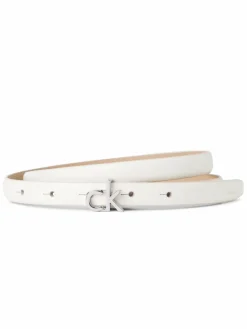 Damen Calvin Klein Gürtel>Damen Gürtel aus Nappaleder - CK Buckle Skinny Belt