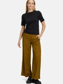 Cartoon Shirts & Tops<Damen Halbarm-Shirt schwarz uni