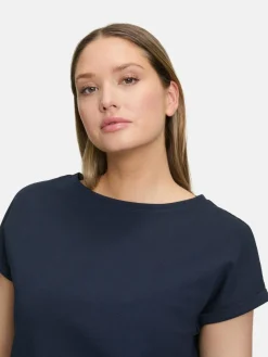 Betty Barclay Blusen<Damen Halbarm-Shirt marine royal uni
