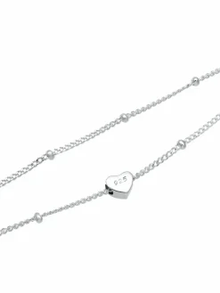 Elli Schmuck<Damen Halskette silber uni