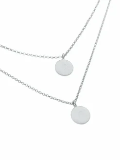 Elli Schmuck<Damen Halskette silber uni