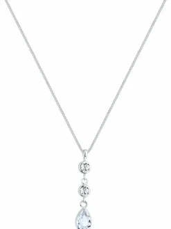 Elli Schmuck<Damen Halskette silber uni