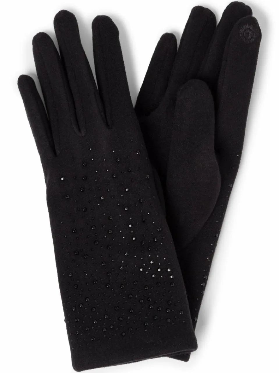 EEM Handschuhe<Damen Handschuhe schwarz uni