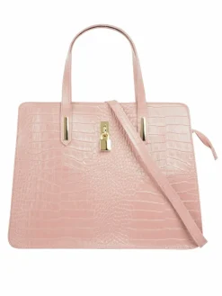 Cluty Taschen & Rucksäcke<Damen Handtasche rosa uni