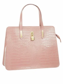 Cluty Taschen & Rucksäcke<Damen Handtasche rosa uni