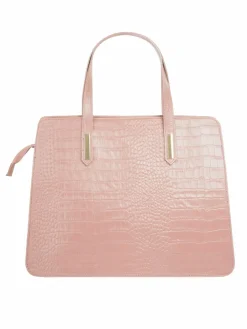 Cluty Taschen & Rucksäcke<Damen Handtasche rosa uni