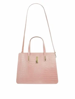 Cluty Taschen & Rucksäcke<Damen Handtasche rosa uni