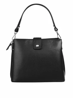 Cluty Taschen & Rucksäcke<Damen Handtasche schwarz uni