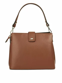 Cluty Taschen & Rucksäcke<Damen Handtasche cognac uni