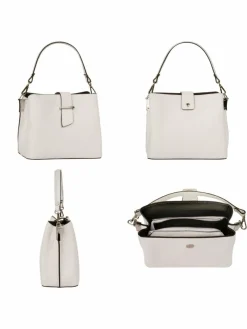 Cluty Taschen & Rucksäcke<Damen Handtasche weiß uni