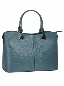 Cluty Taschen & Rucksäcke<Damen Handtasche blau uni