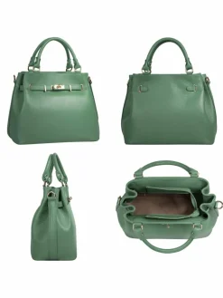 Samantha Look Taschen & Rucksäcke<Damen Handtasche grün uni