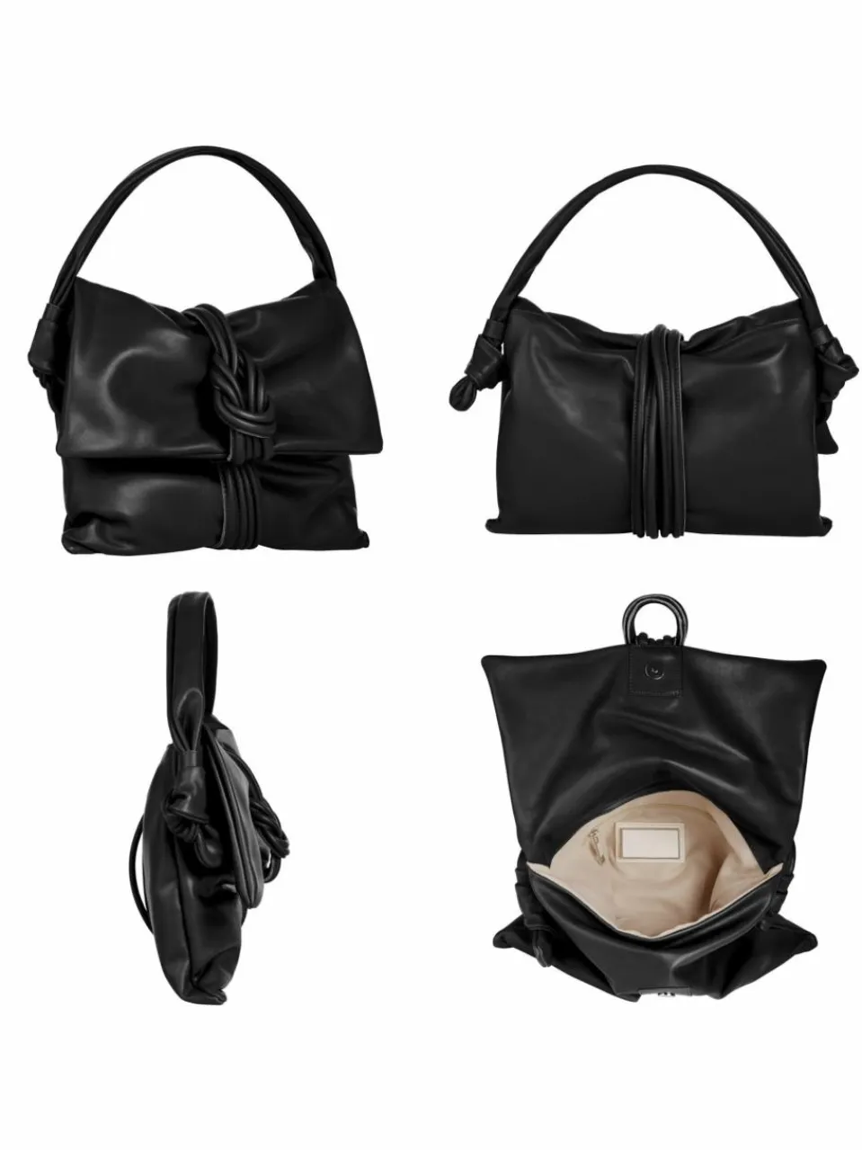 Samantha Look Taschen & Rucksäcke<Damen Handtasche schwarz uni