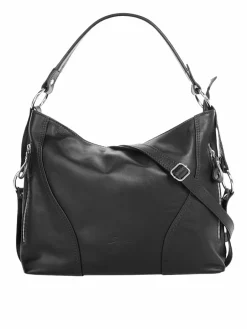Samantha Look Taschen & Rucksäcke<Damen Handtasche schwarz uni